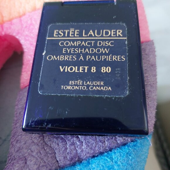 Rare vintage Estee Lauder compact disc eyeshadow Violet 8 80 - Picture 5 of 5